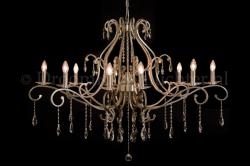 Crystal Chandelier Clarance 10 lights (mattt nickel) Crystal Chandelier Clarance 10 lights (mattt nickel)