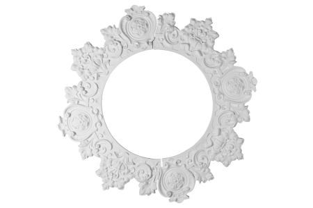 Rosace de plafond anneau Ornement 115x115cm Plâtre - OR1087 - Rosaces à partir de 60cm