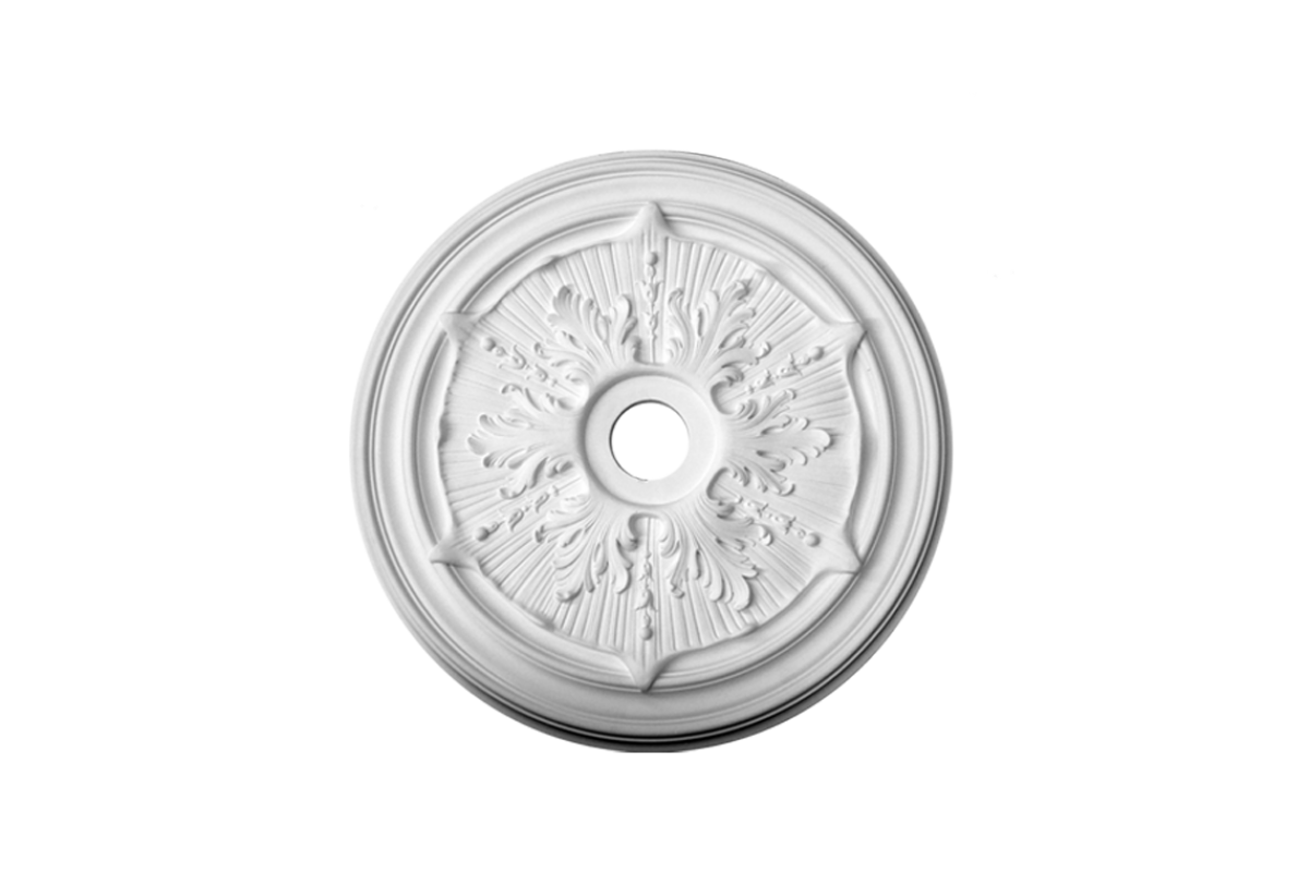 Ceiling rosette Ornament 69x69cm Plaster - ORR104