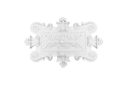 Ceiling rosette Ornament 70x45cm Plaster - ORR118
