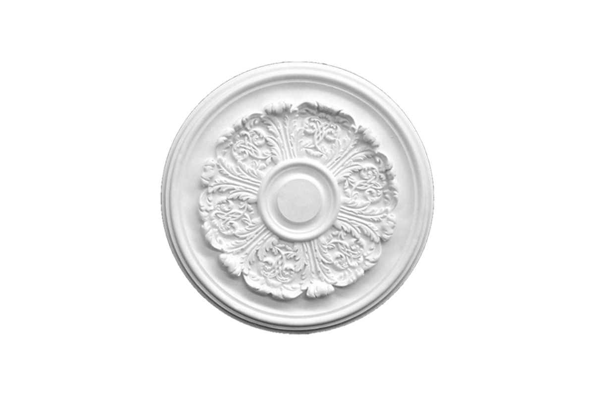 Ceiling rosette Ornament 68x68cm Plaster - ORR61
