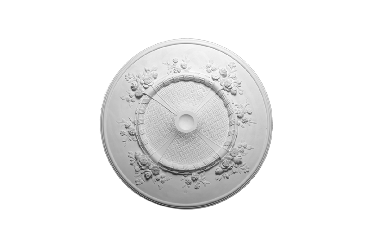 Ceiling rosette Ornament 65x65cm Plaster - ORRP11