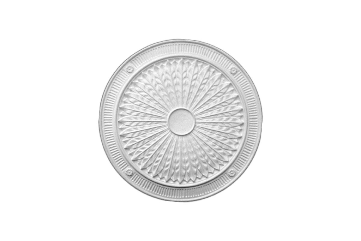Ceiling rosette Ornament 59x59cm Plaster - ORRP24