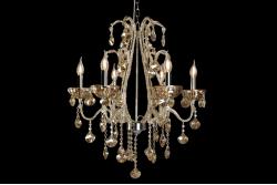 Chandelier Oriana  6 light 65 cm crystal champagne Chandelier Oriana  6 light 65 cm crystal champagne
