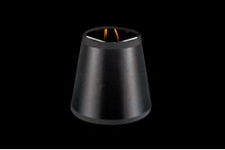 Clip on lampshade fabric linen black with golden refelective inside Clip on lampshade fabric linen black with golden refelective inside