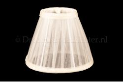 Clip on lampshade Organza off white Clip on lampshade Organza off white