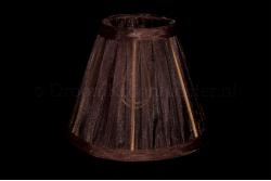 Clip on lampshade Organza dark brown Clip on lampshade Organza dark brown