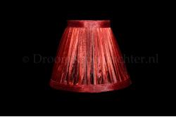 Clip on lampshade Organza red Clip on lampshade Organza red
