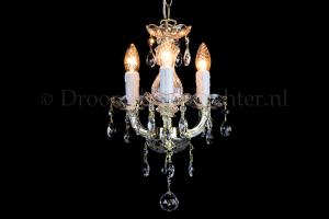 Chandelier Maria Theresa in gold 3 lights - Ø30cm 