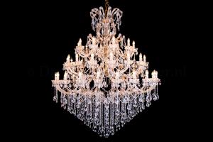 Crystal Chandelier Maria Theresa in bronze 45 lights - Ø150cm 