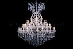 Crystal Chandelier Maria Theresa in chrome 60 lights - Ø170cm  Crystal Chandelier Maria Theresa in chrome 60 lights - Ø170cm