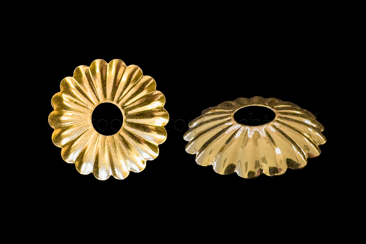 Cover flower Metal 35mm hole M10 Cover flower Metal 35mm hole M10 - Chandelier parts