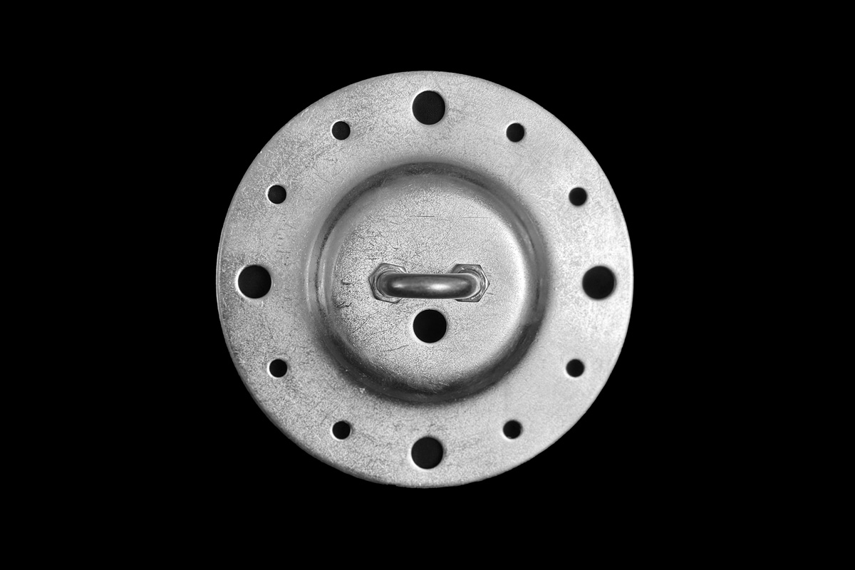 Ceiling Plate Metal Round with Eye for Chandeliers Ceiling Plate Metal Round with Eye for Chandeliers - Fasteners