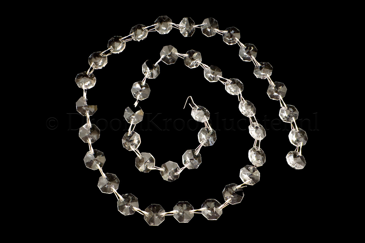  Meter Crystal Beads Octagon 14mm