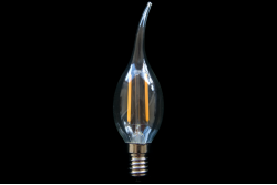 LED Candle E14 clear tip 0.6 Watt 2500K (dimmable)
