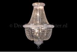 Empire chandelier Palazzo 10 lights (crystal/chrome) - Ø60cm Empire chandelier Palazzo 10 lights (crystal/chrome) - Ø60cm