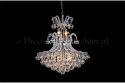 Crystal Chandelier Romano 5+2 light (chrome) Crystal Chandelier Romano 5+2 light (chrome)