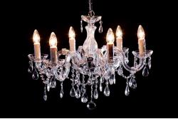 Chandelier Maria Theresa in gold 6 lights - Ø60cm Chandelier Maria Theresa in gold 6 lights - Ø60cm