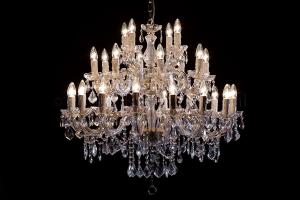 Chandelier Maria Theresa in gold 28 lights - Ø95cm 